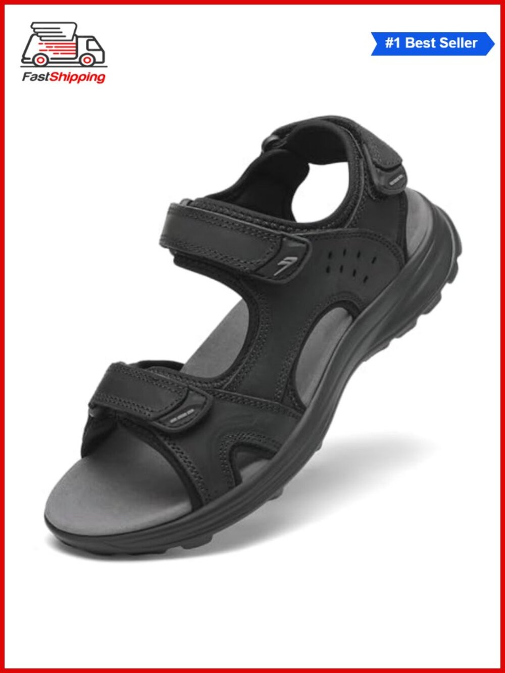 ✨FLARUT Men's Athletic Sandals Hiking Open Toe Walking Water Shoes